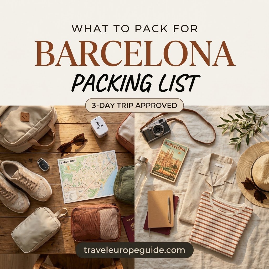 Barcelona Packing List